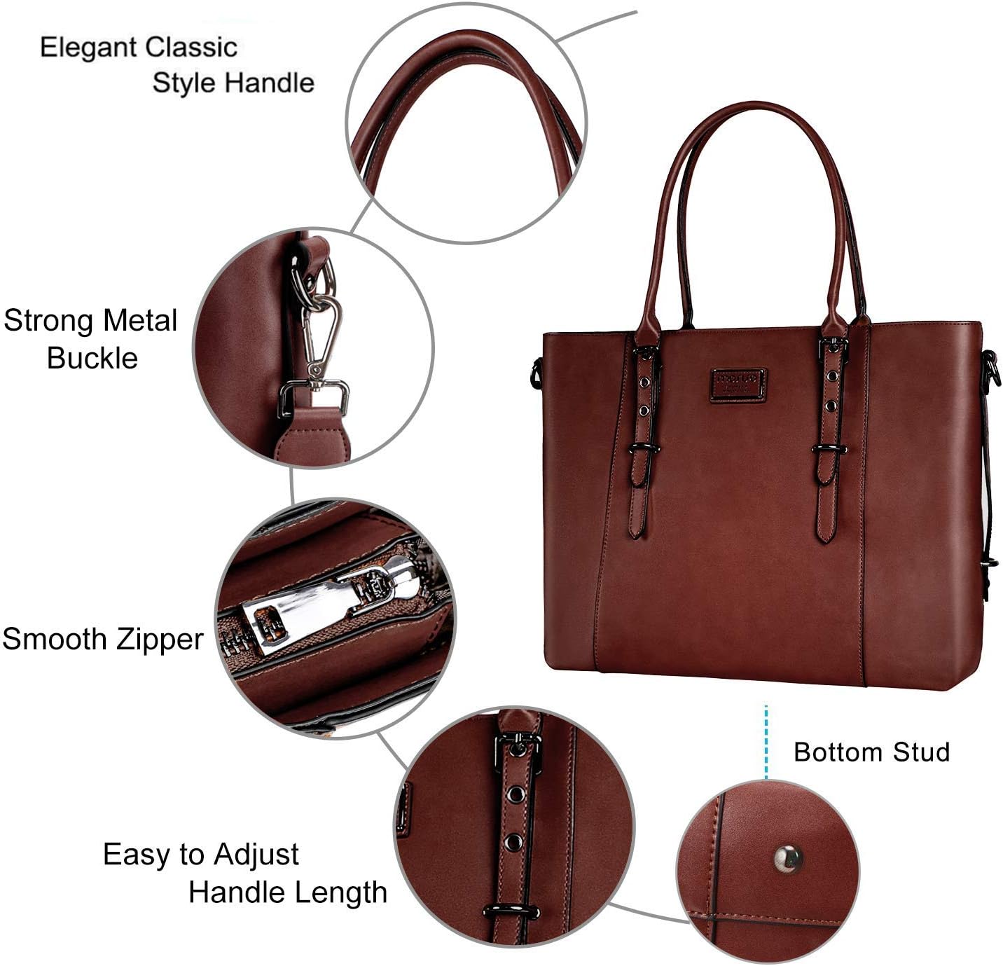 LeatherBag for Women Laptop Tote Bag 2