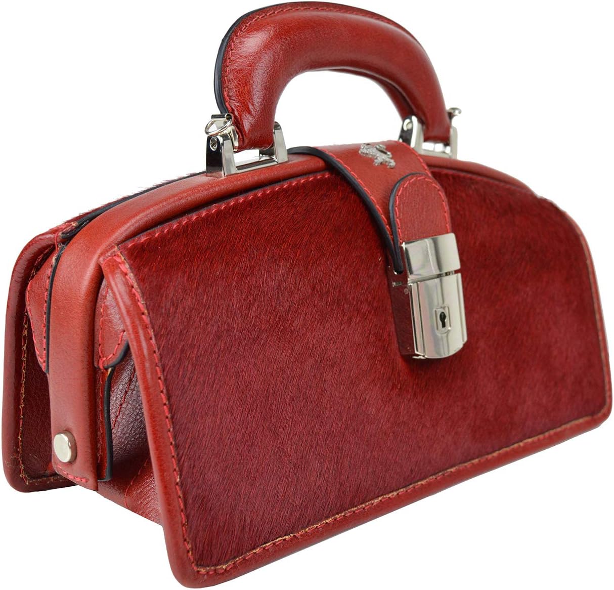 Pratesi Leather, Leather Bag for Women Lady Brunelleschi Cavallino Handbag 1