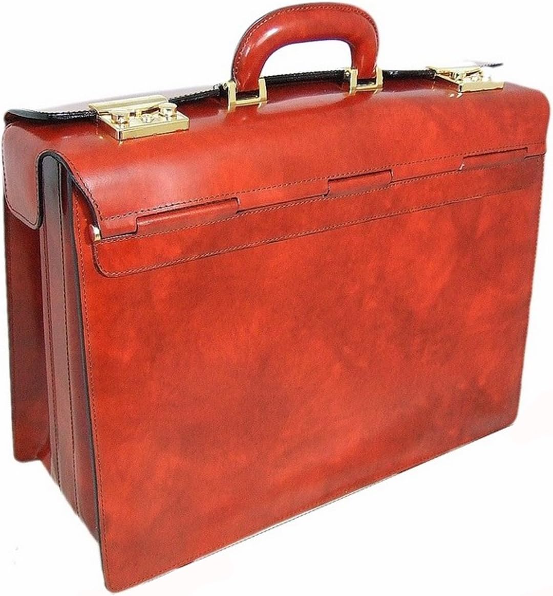 Pratesi Lorenzo il Magnifico Briefcase – R388 Radica (Brown)