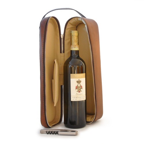 Bacco Leather Wine Case 3