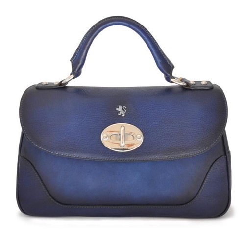 Garfagnana Italian Calf Leather Top Handle Handbag 2
