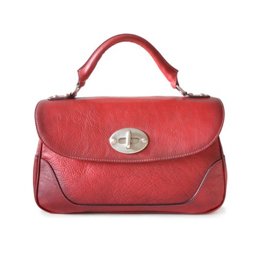 Garfagnana Italian Calf Leather Top Handle Handbag 3