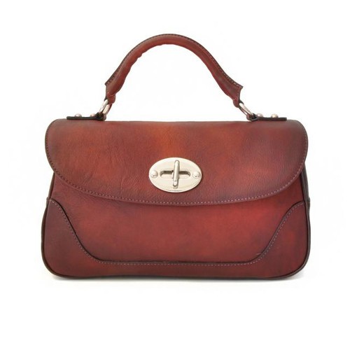 Garfagnana Italian Calf Leather Top Handle Handbag 4