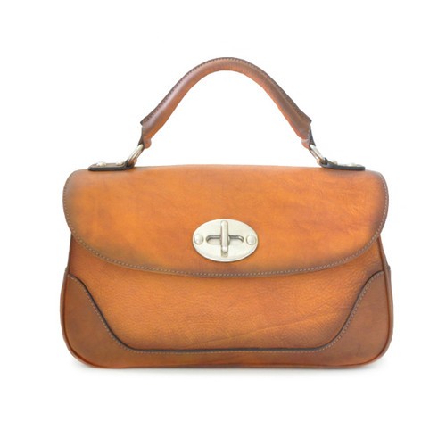 Garfagnana Italian Calf Leather Top Handle Handbag