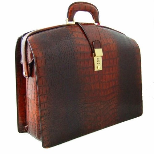 Italian Calf Leather Lawyer Briefcase 3