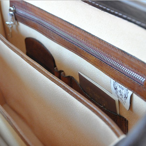 Leonardo Italian Calf Leather Lawyer Briefcase 2
