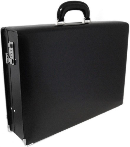 Machiavelli Italian Calf Leather Attache Briefcase 1