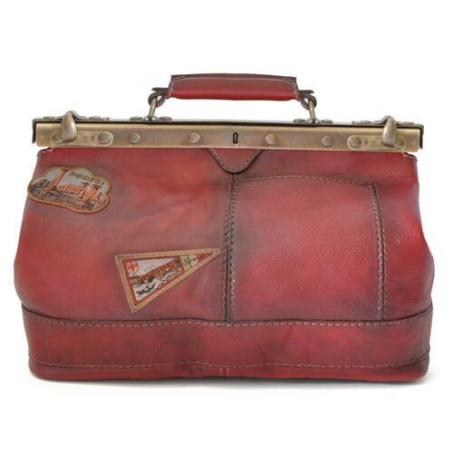 San Casciano Italian Calf Leather Carry-all Travel Bag 3