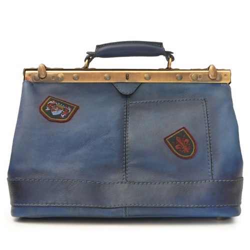San Casciano Italian Calf Leather Carry-all Travel Bag