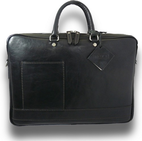 Top-Handle Italian Calf Leather Briefcase 3