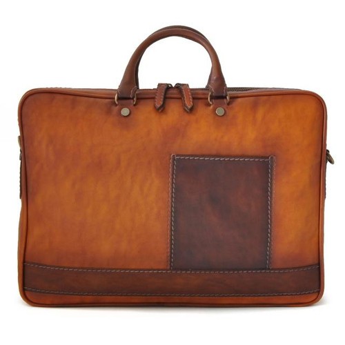 Top-Handle Italian Calf Leather Briefcase 4