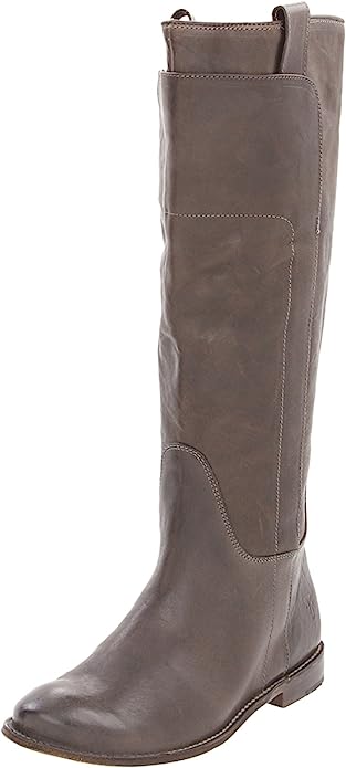 frye paige tall riding boot grey
