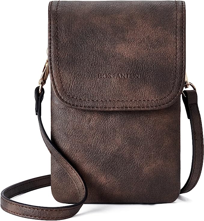 Small leather crossbody bag for Women By BOSTANTEN: adjustable purse ...